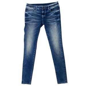 Buckle Classic Skinny Stretch Jeans Womens 27 Blue Streetwear Boho Chic Festival